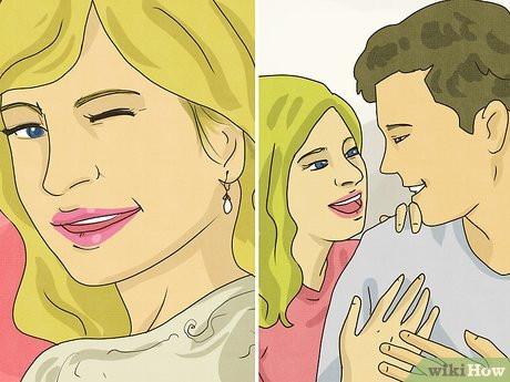 Wiggle your hips in bed or get close when you talk to him to clue him in.