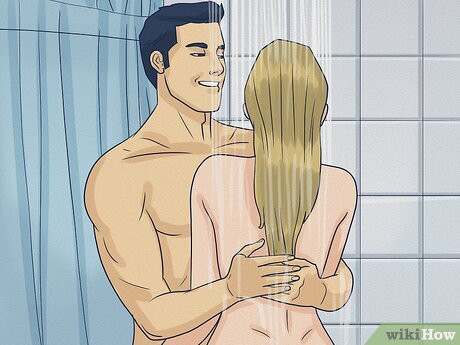 Step 4 Jump into the shower together.