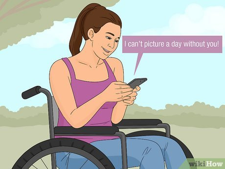 Let him know that you always want to have him by your side.