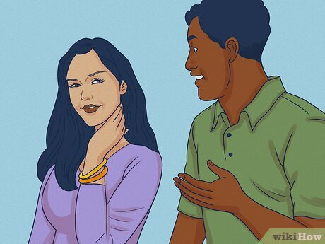 Step 1 Talk up a cutie you want to connect with.