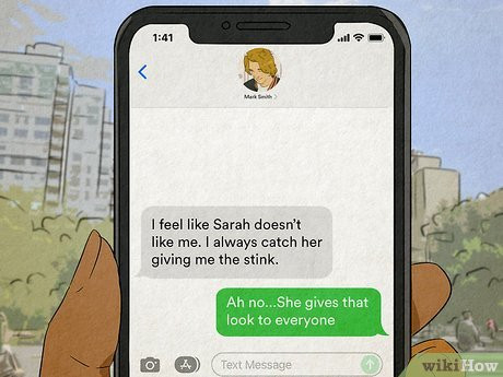 Step 2 Giving someone a “stink” might refer to an attitude or mean look.