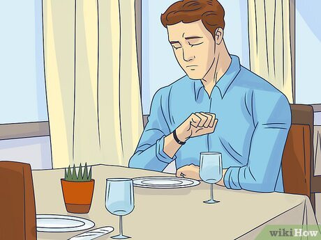 Step 2 She has trouble showing up.