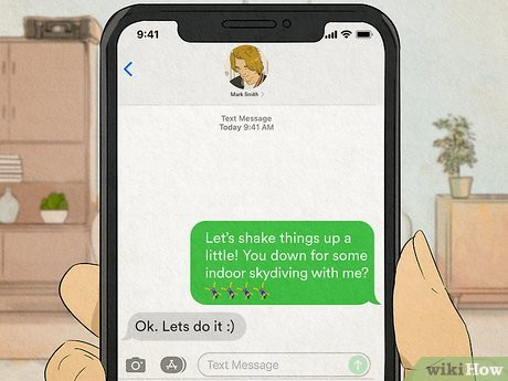 Give him something to look forward to.