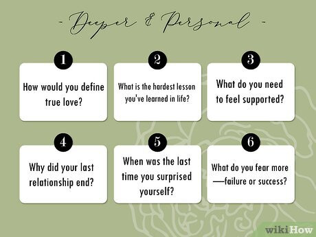 Dive a little deeper with these more intimate questions.