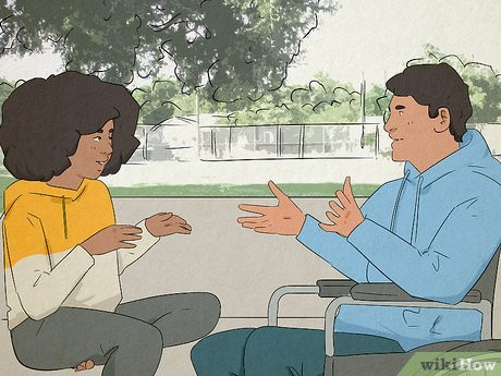 Encourage him to focus on self-care more than your relationship.