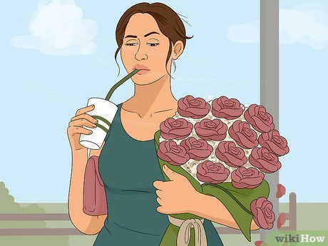 Step 6 Bringing flowers on a date can be inconvenient and limiting.