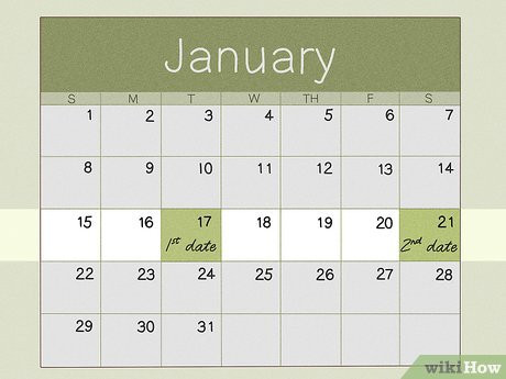 Go on the second date within a few days to a week after the first date.