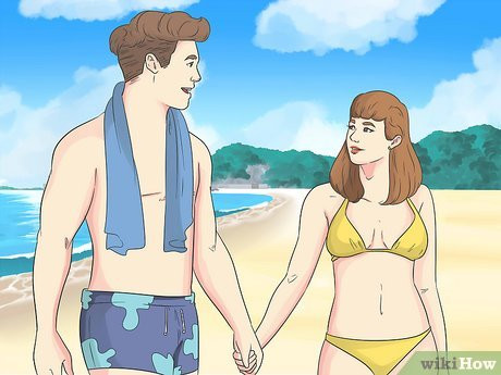 Offer to take her to the beach or go rock climbing.